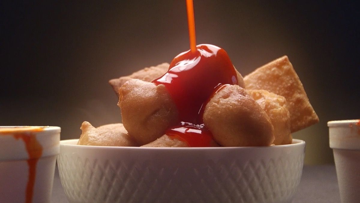 Still frame from Sweet & Sour Christmas short film, colour-graded by Kevin Luttman